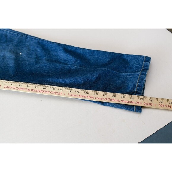 Northern Isles size 10 Women's Jeans Floral embroidered straight leg - Picture 8 of 11